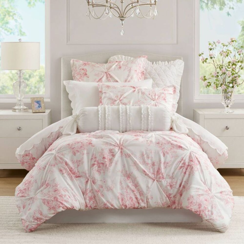 Armoire Collection -  Twin/Twin Extra Long Toile Flor Pink